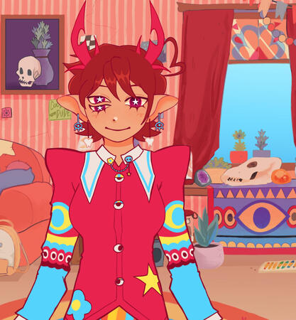 My Vtuber and background