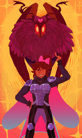 My OC and MoffyMothman&#39;s OC